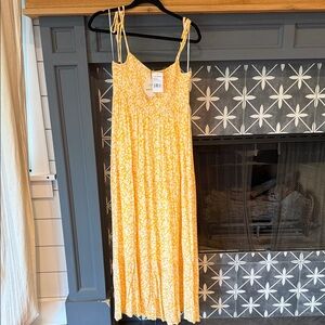 Lost + Wander Tangerine Dream Maxi Dress NWT